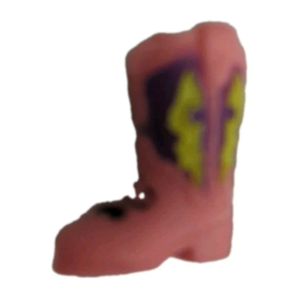 Lot Of 3 Shopkins - Pink Betty Boot, Purple Lana Banana, Green Pop Rock & Basket